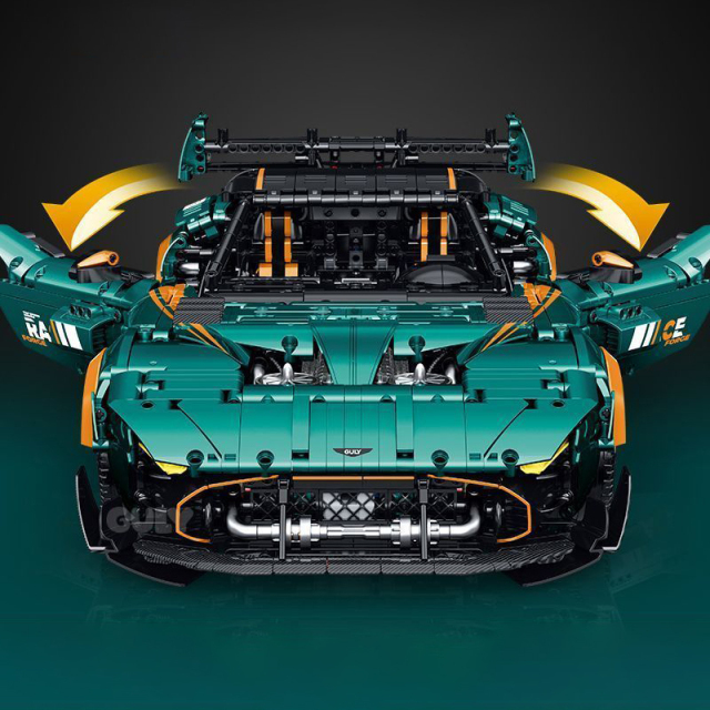 GULY Technic Car 1:8 Aston Martin Vulcan 3794PCS block toys 10647