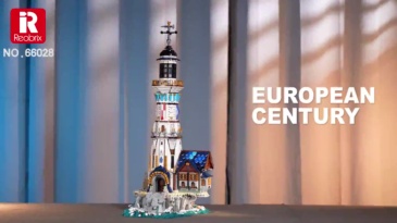 Reobrix Creator Buildings European Century Lighthouse 2966PCS block toys 66028