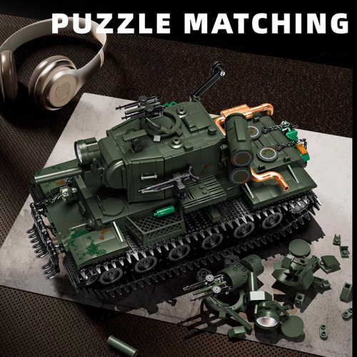 12GO Military Vehicl KV-2 Heavy Tank 2235PCS block toys 98003