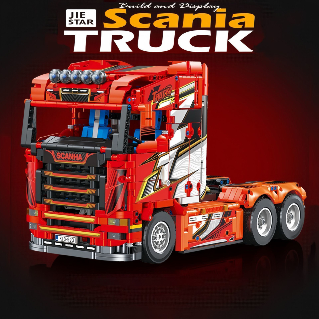 JIESTAR Technic Car Scania Tractor Truck 1708 PCS block toys JJ9070