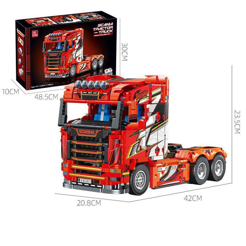 JIESTAR Technic Car Scania Tractor Truck 1708 PCS block toys JJ9070