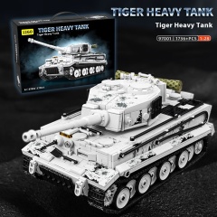 12GO Military Vehicl Tiger Heavy Tank 1802PCS block toys 97001