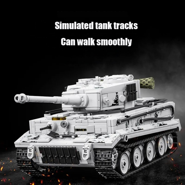 12GO Military Vehicl Tiger Heavy Tank 1802PCS block toys 97001