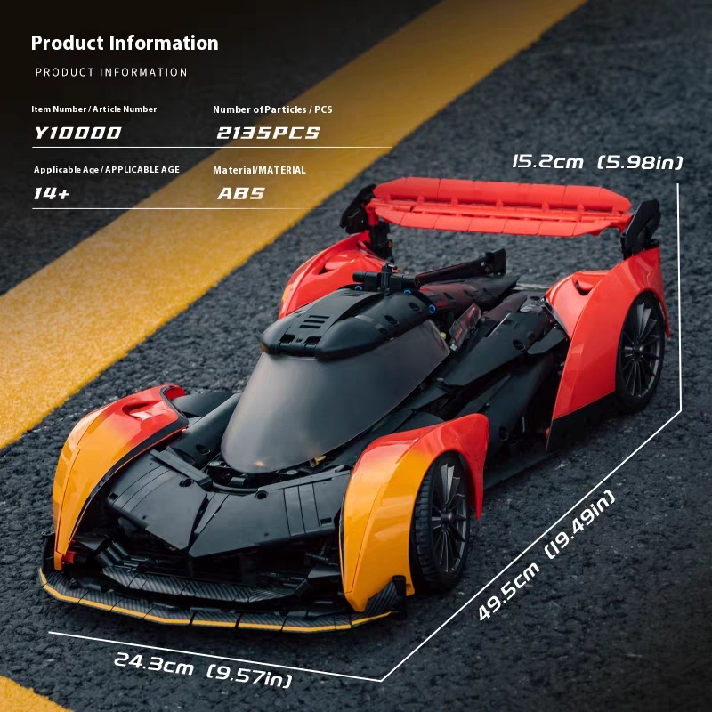 EIKEE Technic Car Solus GT 1:10 2135PCS block toys Y10000