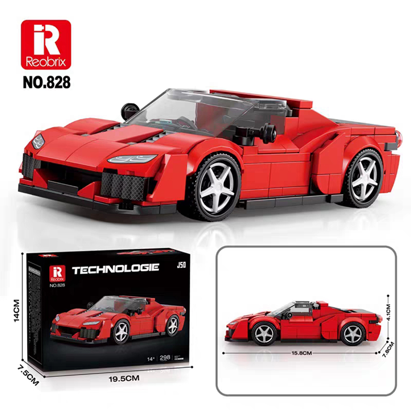 Reobrix Creator Car Ferrari J50 298PCS block toys 828