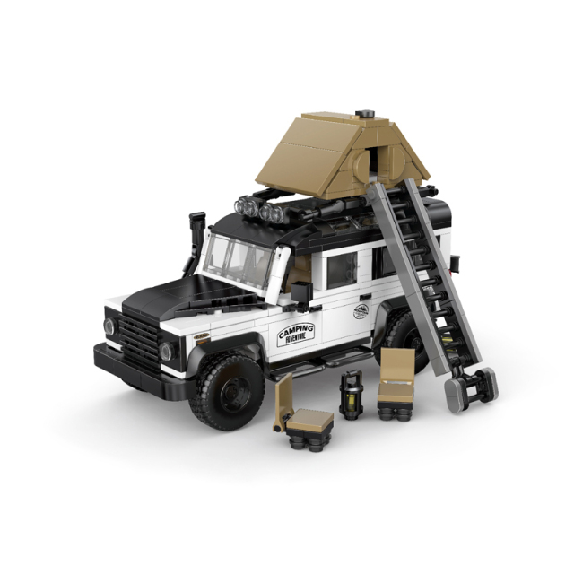 POWERBLOCK Creator Car Land Rover Defender Campervan 676pcs PB8825