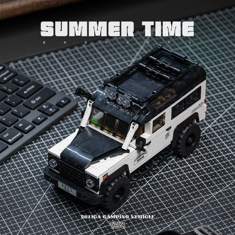 POWERBLOCK Creator Car Land Rover Defender Campervan 676pcs PB8825