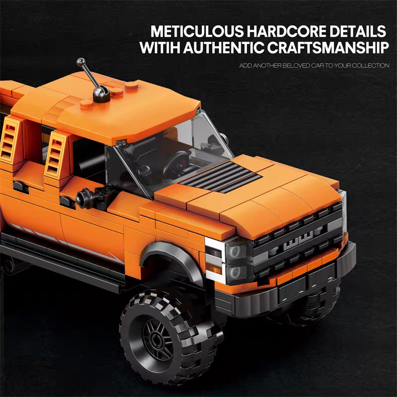 Reobrix Creator Car Ford Raptor Pickup 423PCS block toys 827