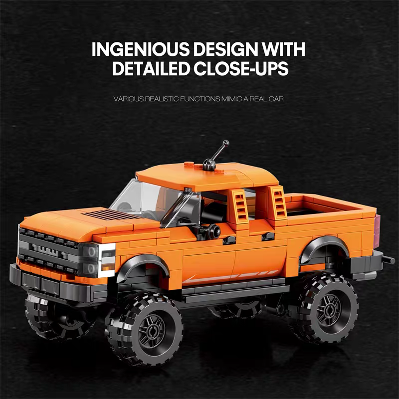 Reobrix Creator Car Ford Raptor Pickup 423PCS block toys 827