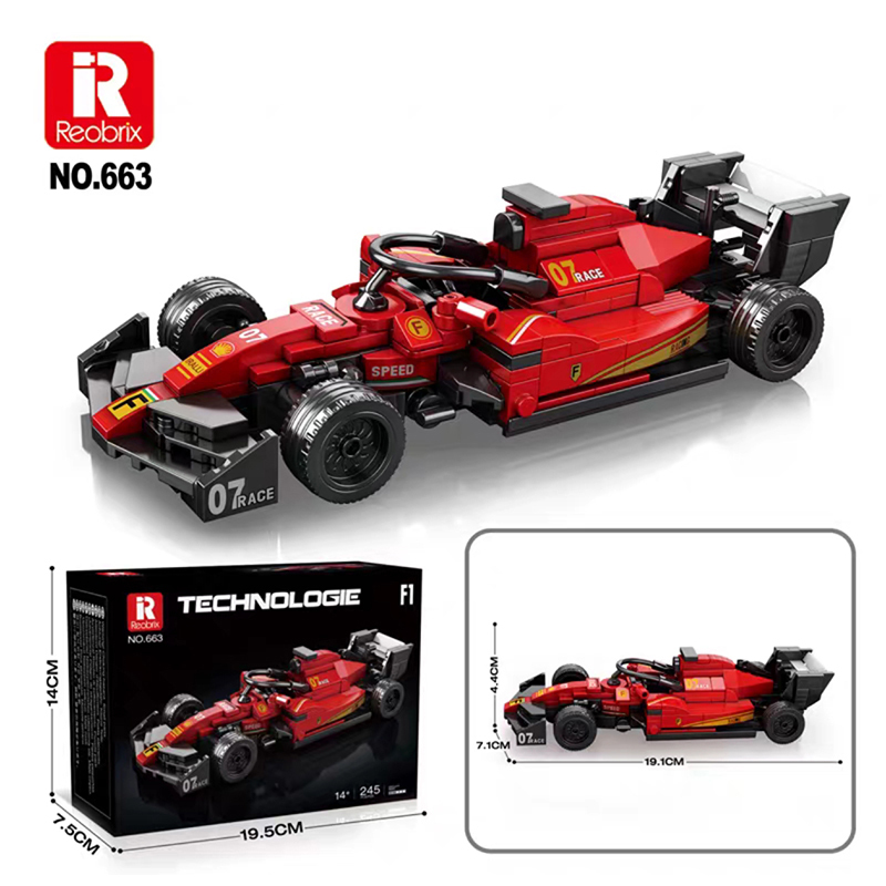 Reobrix Creator Car F1 Race Car 245PCS block toys 663