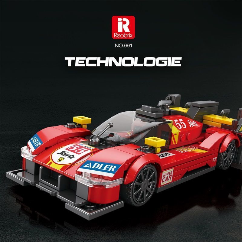 Reobrix Creator Car Ferrari 499P 307PCS block toys 661