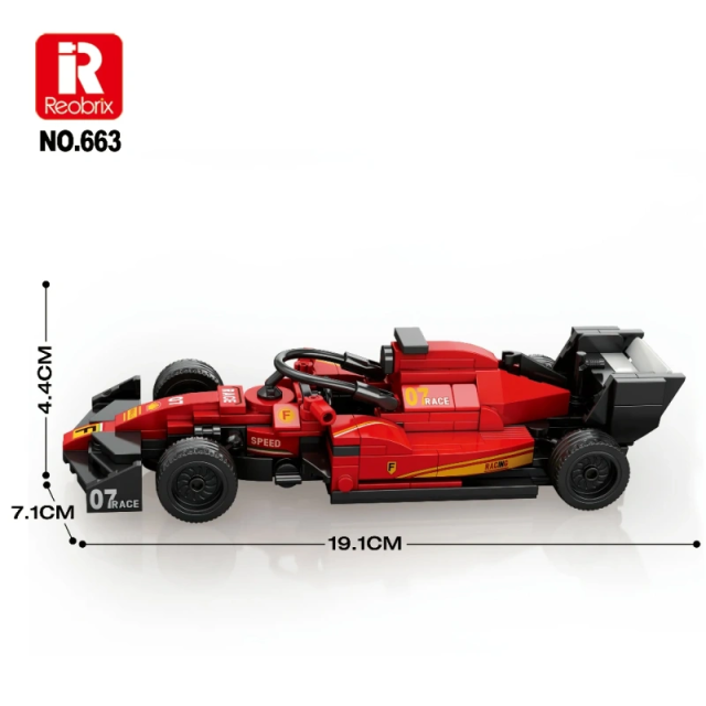 Reobrix Creator Car F1 Race Car 245PCS block toys 663