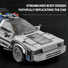 Reobrix Creator Car Back to the Future DMC 405PCS block toys 665