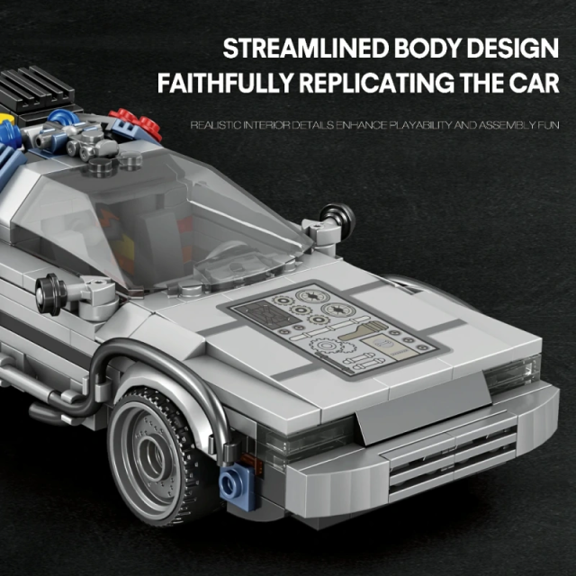 Reobrix Creator Car Back to the Future DMC 405PCS block toys 665