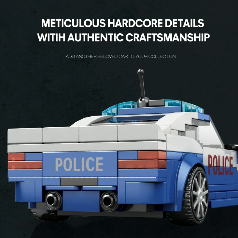 Reobrix Creator Car BMW Police Car 313PCS block toys 667