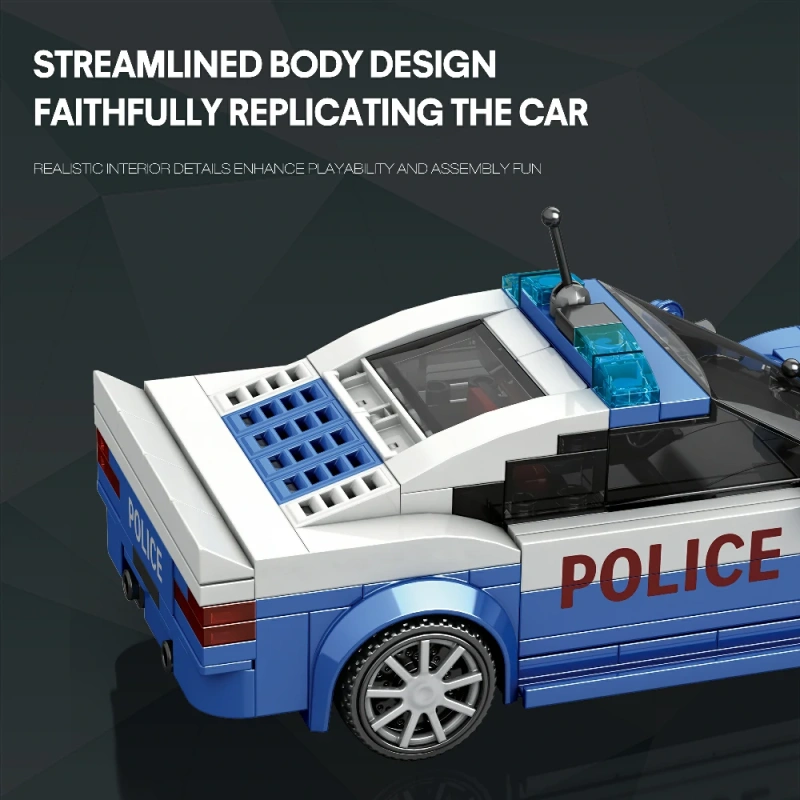 Reobrix Creator Car BMW Police Car 313PCS block toys 667