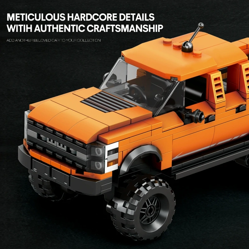 Reobrix Creator Car Ford Raptor Pickup 423PCS block toys 827