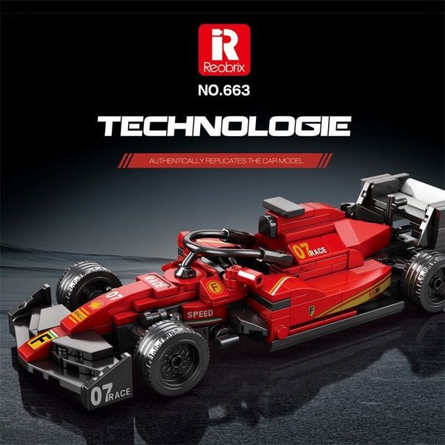 Reobrix Creator Car F1 Race Car 245PCS block toys 663