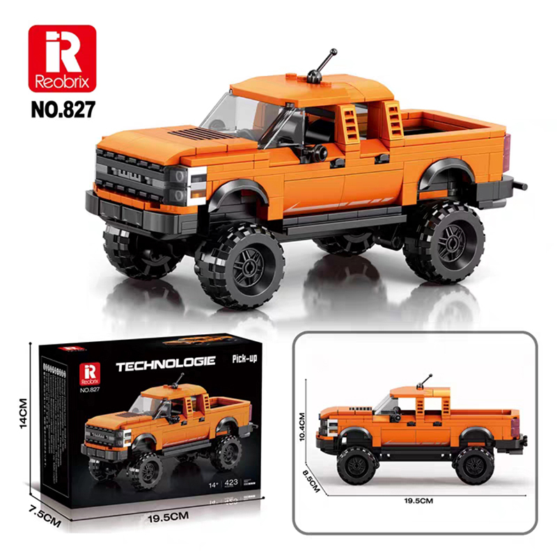 Reobrix Creator Car Ford Raptor Pickup 423PCS block toys 827