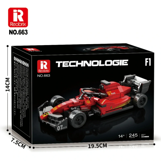 Reobrix Creator Car F1 Race Car 245PCS block toys 663