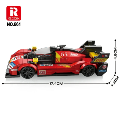 Reobrix Creator Car Ferrari 499P 307PCS block toys 661