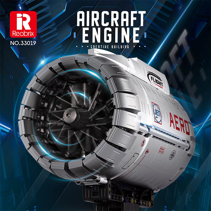 Reobrix Technic Vehicl Aircraft Engine 1786PCS block toys 33019