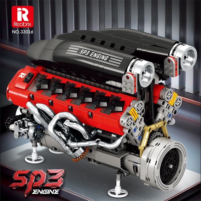 Reobrix Technic Vehicl SP3 Engine 1240PCS block toys 33016