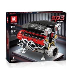 Reobrix Technic Vehicl SP3 Engine 1240PCS block toys 33016