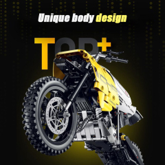 SHUANGGAO Technic Vehicl BMW G450X Motorcycle 510PCS block toys 60544