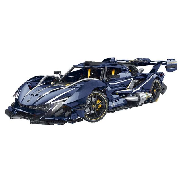 GULY Technic Car Apollo Sports Car Starry Sky Blue 3656PCS block toys 10641