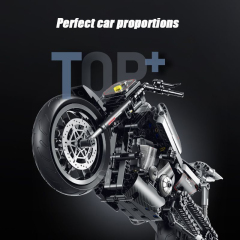 SHUANGGAO Technic Vehicl Harley XR1200 Motorcycle 533PCS block toys 60545
