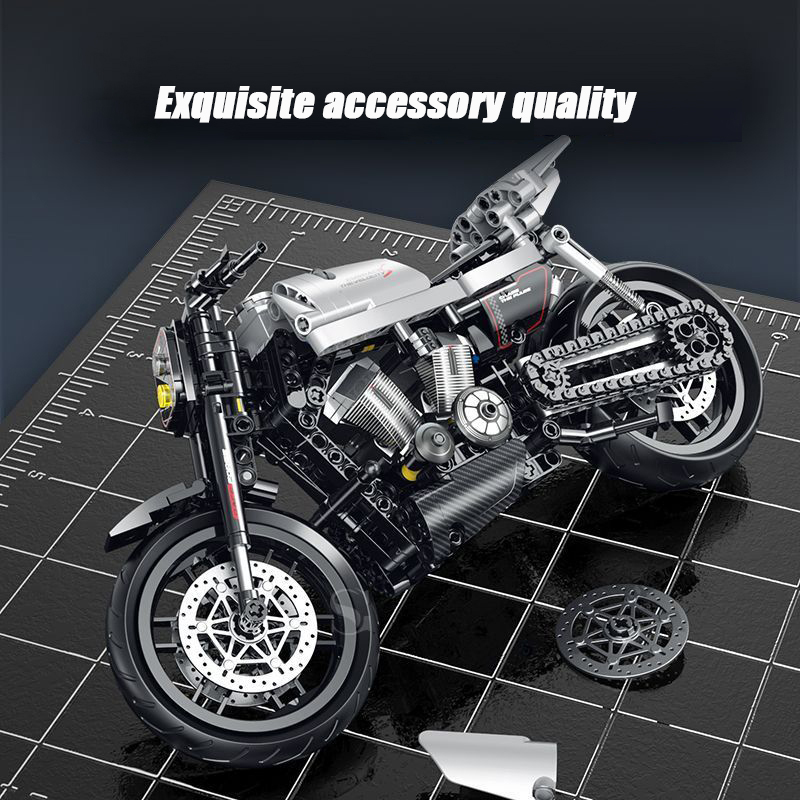SHUANGGAO Technic Vehicl Harley XR1200 Motorcycle 533PCS block toys 60545