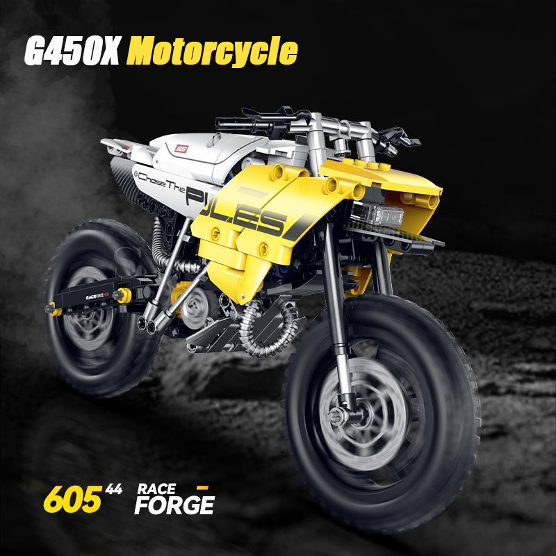 SHUANGGAO Technic Vehicl BMW G450X Motorcycle 510PCS block toys 60544