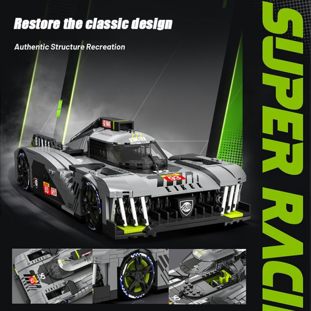 EIKEE Creator Car 9x8 Supercar 1186PCS block toys Y26004