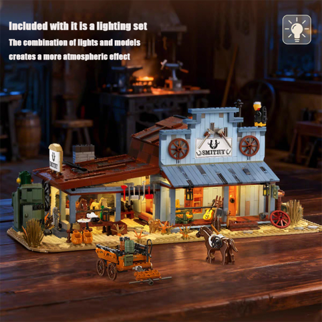 JIESTAR Creator Building SMITHY 2718PCS block toys 89145