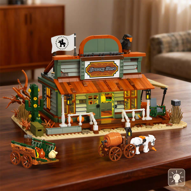 JIESTAR Creator Building Grocery Store 1827PCS block toys 89144