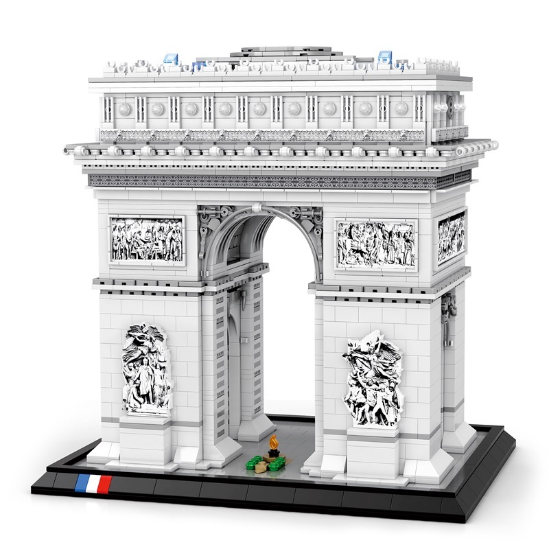 Reobrix Creator Buildings L'Arc de Triomphel 3381 PCS block toys 66024