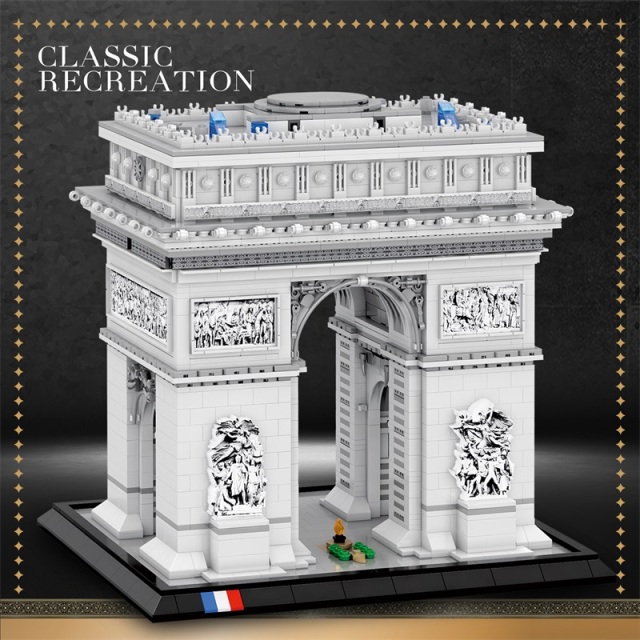 Reobrix Creator Buildings L'Arc de Triomphel 3381 PCS block toys 66024