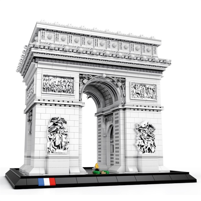 Reobrix Creator Buildings L'Arc de Triomphel 3381 PCS block toys 66024