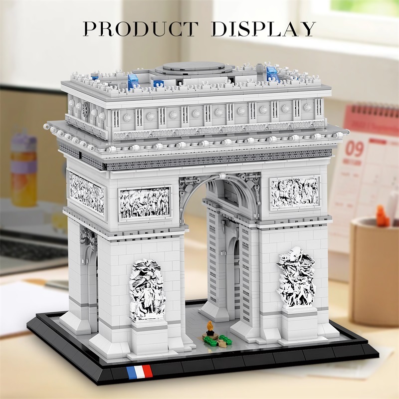 Reobrix Creator Buildings L'Arc de Triomphel 3381 PCS block toys 66024