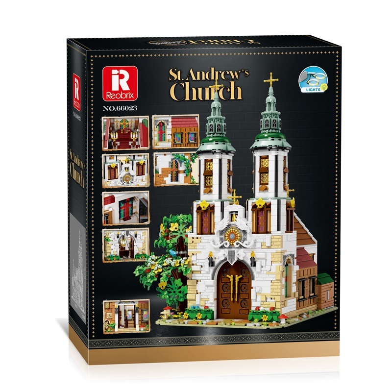 Reobrix Architecture Building St.Andrew's Church block toys 3306 pcs 66023