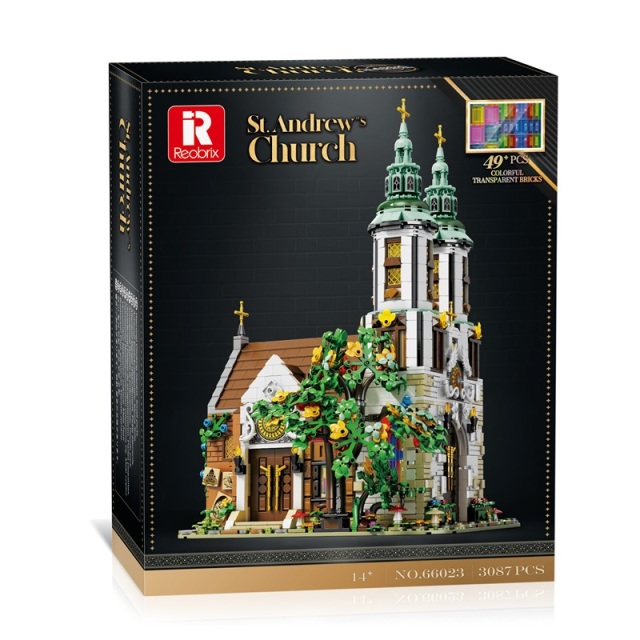 Reobrix Architecture Building St.Andrew's Church block toys 3306 pcs 66023