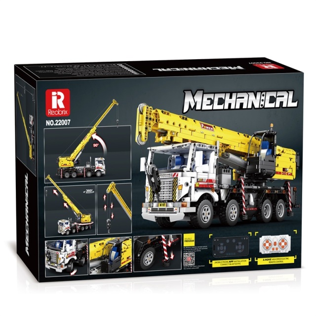 Reobrix Technic Car Multiple Function Autocrane 2023 PCS block toys 22007