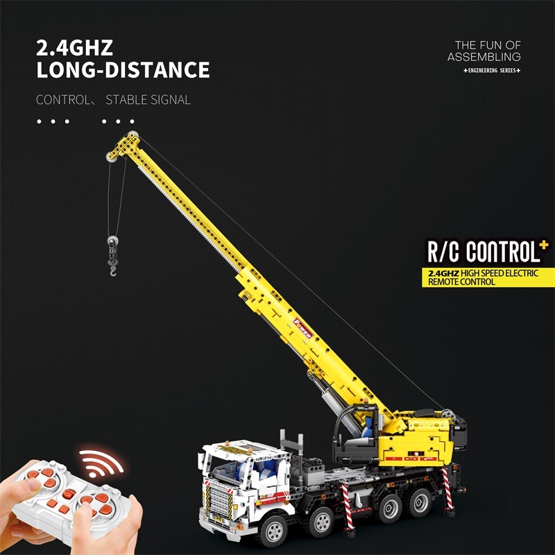 Reobrix Technic Car Multiple Function Autocrane 2023 PCS block toys 22007