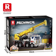 Reobrix Technic Car Multiple Function Autocrane 2023 PCS block toys 22007