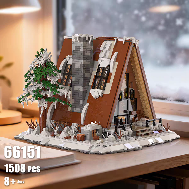 Xbert Creator Seasonal A-Frame Snow Cabin 1508PCS block toys 66151