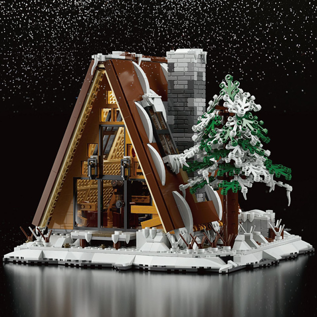 Xbert Creator Seasonal A-Frame Snow Cabin 1508PCS block toys 66151