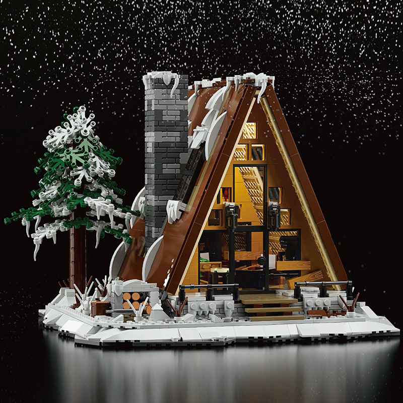 Xbert Creator Seasonal A-Frame Snow Cabin 1508PCS block toys 66151