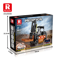 Reobrix Technic Car Mechanical Forklift 662PCS block toys 22002
