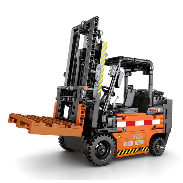 Reobrix Technic Car Mechanical Forklift 662PCS block toys 22002